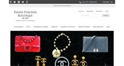Desktop Screenshot of pennypincherboutique.com